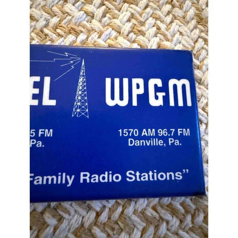 WPEL WPGM Radio Stations Vintage Promotional Mirror